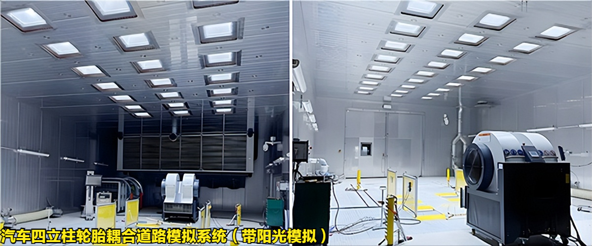 汽車(chē)四立柱輪胎耦合道路模擬系統（帶陽(yáng)光模擬）整體介紹(圖2)